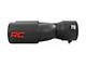 Rough Country Exhaust Tip; 4.50-Inch; Black with Red RC Logo (Fits 2.50 to 3-Inch Tailpipe)