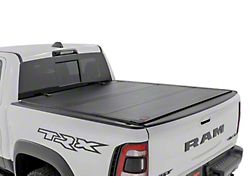 Rough Country Hard Tri-Fold Flip-Up Tonneau Cover (22-24 Tundra w/ 5-1/2-Foot Bed & Cargo Management System)