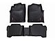 Rough Country Heavy Duty Front and Rear Floor Mats; Black (07-11 Tundra Double Cab)