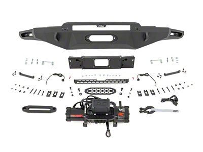 Rough Country Hybrid Front Bumper with PRO12000S Winch (22-25 Tundra)