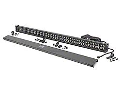 Rough Country 50-Inch Black Series Dual Row Amber DRL LED Light Bar; Spot/Flood Beam (Universal; Some Adaptation May Be Required)
