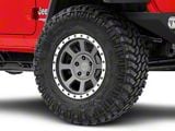 Rovos Wheels Kalahari Charcoal with Machined Lip Wheel; 17x9; -6mm Offset (18-24 Jeep Wrangler JL)