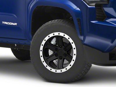 Rovos Wheels Tenere Satin Black 6-Lug Wheel; 17x8.5; 0mm Offset (2024 Tacoma)