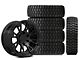 17x8.5 Rovos Wheels Karoo & 34in Ironman Mud-Terrain All Country Tire Package; Set of 5 (21-24 Bronco, Excluding Raptor)