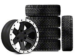 17x8.5 Rovos Wheels Tenere & 34in BF Goodrich All-Terrain T/A KO Tire Package; Set of 5 (21-24 Bronco, Excluding Raptor)