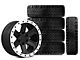 17x8.5 Rovos Wheels Tenere & 34in BF Goodrich All-Terrain T/A KO Tire Package; Set of 5 (21-24 Bronco, Excluding Raptor)