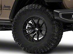 Rovos Wheels Sahara Satin Black Wheel; 18x9; -6mm Offset (20-25 Jeep Gladiator JT)