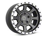 Rovos Wheels Kalahari Charcoal with Machined Lip Wheel; 17x9; -6mm Offset (99-04 Jeep Grand Cherokee WJ)