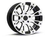 Rovos Wheels Karoo Clodd Black Machined Wheel; 17x9 (99-04 Jeep Grand Cherokee WJ)