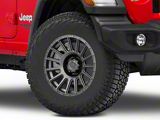 Rovos Wheels Bara Charcoal Wheel; 17x9 (18-24 Jeep Wrangler JL)