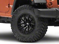 Rovos Wheels Sahara Satin Black Wheel; 18x9; -6mm Offset (07-18 Jeep Wrangler JK)