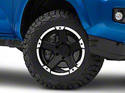 Rovos Wheels Danakil Satin Black 6-Lug Wheel; 17x8.5; 0mm Offset (16-23 Tacoma)