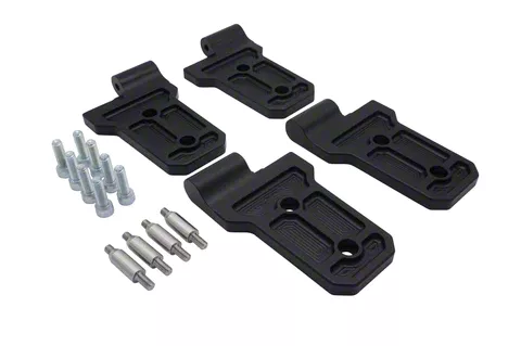 Royal Hooks Jeep Wrangler Aluminum Door Hinges; Black RHO-12015-BK (18 ...