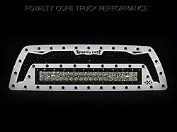 Royalty Core RC1X Incredible Double Row LED Upper Grille Insert; Gloss Black (12-15 Tacoma)