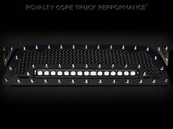 Royalty Core RC1X Incredible LED Upper Grille Insert; Gloss Black (05-11 Tacoma)