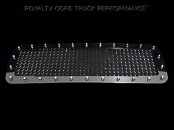 Royalty Core Bumper Grille Insert; Gloss Black (04-15 Titan)