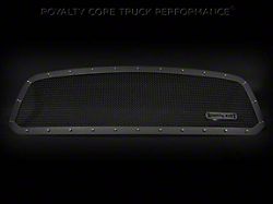 Royalty Core RCR Race Line Upper Grille Insert; Satin Black (17-19 Titan)