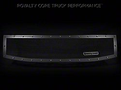 Royalty Core RCR Race Line Upper Replacement Grille; Satin Black (04-15 Titan)