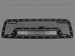 Royalty Core RCRX LED Race Line Upper Grille Insert; Satin Black (07-09 Tundra)