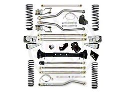 RPM Steering 3-Inch Ultimate Aluminum Long Arm Suspension Lift Kit with Rubicon Ultimate Aluminum Sway Bar Links (20-25 3.0L EcoDiesel Jeep Gladiator JT w/ Stock Axles)