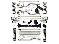 RPM Steering 4.50-Inch Ultimate Aluminum Long Arm Suspension Lift Kit with Rubicon Ultimate Aluminum Sway Bar Links and FOX 2.0 IFP Performance Shocks (20-25 3.0L EcoDiesel Jeep Gladiator JT w/ Aftermarket Axles)