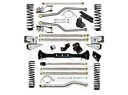 RPM Steering 4.50-Inch Ultimate Aluminum Long Arm Suspension Lift Kit with Ultimate Quick Disconnect Sway Bar Links and FOX 2.0 IFP Performance Shocks (20-25 3.6L Jeep Gladiator JT w/ Stock Axles)