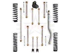 RPM Steering 4.50-Inch Ultimate Aluminum Mid Arm Suspension Lift Kit with Ultimate Quick Disconnect Sway Bar Links and FOX 2.0 IFP Performance Shocks (20-25 3.0L EcoDiesel Jeep Gladiator JT)