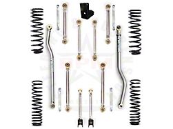 RPM Steering 2.50-Inch Ultimate Aluminum Mid Arm Suspension Lift Kit with Rubicon Ultimate Aluminum Sway Bar Links and FOX 2.0 IFP Performance Shocks (18-25 Jeep Wrangler JL 2-Door)