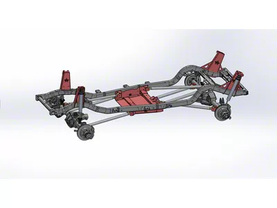 RPM Steering 3-Link Front and Double Triangulated 4-Link Rear Long Arm Upgrade with 2.25-Inch Lower Control Arms, 2-Inch Front and 4-Inch Rear Stretch (04-06 Jeep Wrangler TJ Unlimited w/ Front Axle Truss)