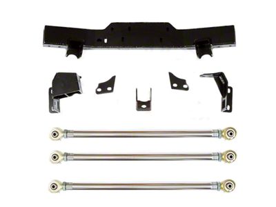 RPM Steering Bolt-In 3-Link Front Long Arm Upgrade with Truss and 2.25-Inch Links (07-18 Jeep Wrangler JK 4-Door)