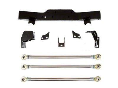 RPM Steering Bolt-In 3-Link Front Long Arm Upgrade with Truss and Front Stretch (07-18 Jeep Wrangler JK 4-Door)