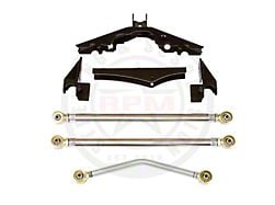 RPM Steering High-Clearance Rear Long Arm Upgrade with 2.25-Inch Links (07-18 Jeep Wrangler JK w/ Stock Axles)