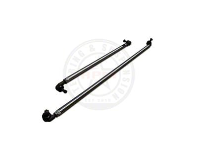 RPM Steering TJ to JK 1-Ton Aluminum Tie Rod and Drag Link Steering Flip Kit with Double Shear Hydro Assist Clamp (97-06 Jeep Wrangler TJ)