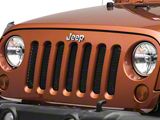 Rugged Ridge Perforated Grille Insert; Black (07-18 Jeep Wrangler JK)