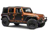 Rugged Ridge Magnetic Protection Panel Kit; Matte Black (07-18 Jeep Wrangler JK 4-Door)