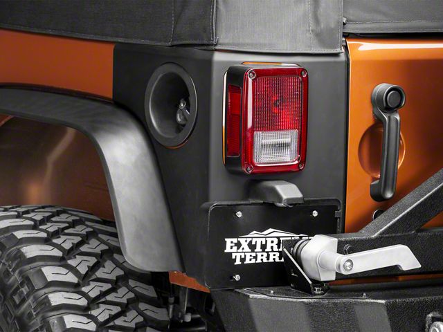 Rugged Ridge Rear Quarter Panel Body Armor Kit (07-18 Jeep Wrangler JK 2-Door)