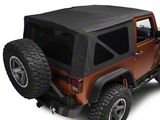 Rugged Ridge Replacement Soft Top with Tinted Windows; Black Diamond (10-18 Jeep Wrangler JK 2-Door)