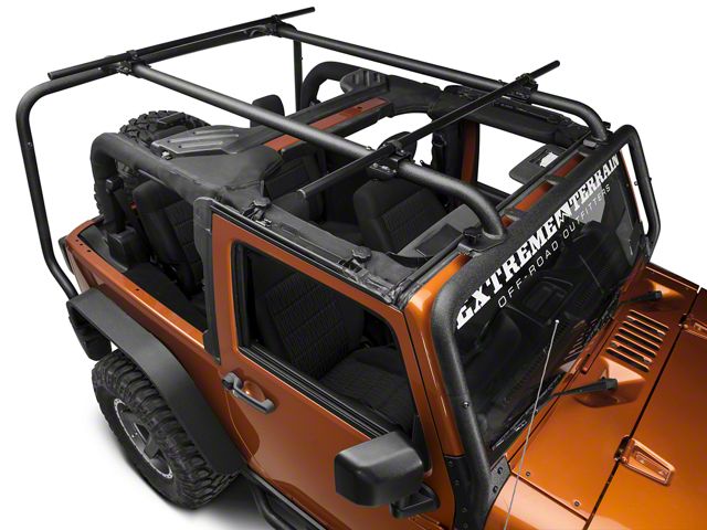 Rugged Ridge Sherpa Roof Rack Crossbars; 56.50-Inch (07-18 Jeep Wrangler JK)