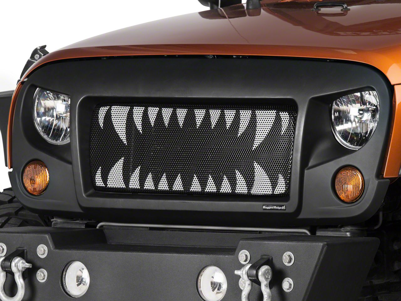 Rugged Ridge Jeep Wrangler Spartan Grille Insert - Land Shark 12034.24  (07-18 Jeep Wrangler JK)