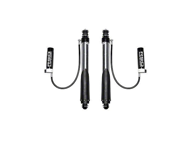 RSO Suspension 2.5 Adjustable Compression and Rebound Remote Reservoir Rear Shocks for 0 to 3-Inch Lift (10-24 4Runner)