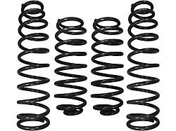 RSO Suspension 3.50-Inch Front and Rear Lift Coil Springs; Black (18-24 Jeep Wrangler JL 4-Door)