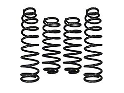 RSO Suspension 4-Inch Front and Rear Lift Coil Springs; Black (07-18 Jeep Wrangler JK 4-Door)