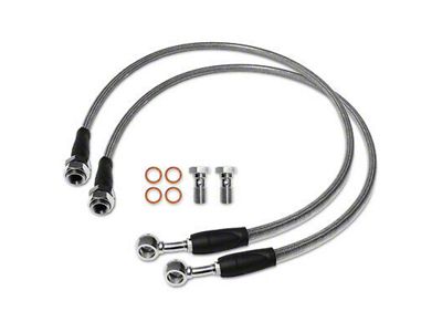 RSO Suspension Heavy Duty Rear Brake Lines; 25.70-Inch (07-18 Jeep Wrangler JK)