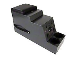 Locking Center Console; Gray (76-95 Jeep CJ5, CJ7 & Wrangler YJ)