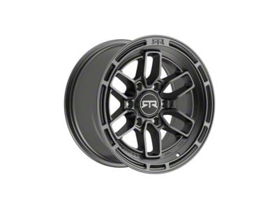 RTR EVO 6 Satin Black 6-Lug Wheel; 17x9; 30mm Offset (21-24 Bronco, Excluding Raptor)