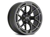 RTR EVO 6 Satin Charcoal 6-Lug Wheel; 17x9; 30mm Offset (21-24 Bronco, Excluding Raptor)