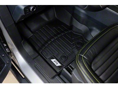 RTR Front and Rear Floor Liners; Black (21-24 Bronco 2-Door)