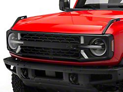 RTR Grille with Signature LED Lighting; Plain Centerbar (21-24 Bronco)