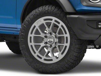 RTR Tech 6 Satin Charcoal 6-Lug Wheel; 20x9; 0mm Offset (21-24 Bronco, Excluding Raptor)