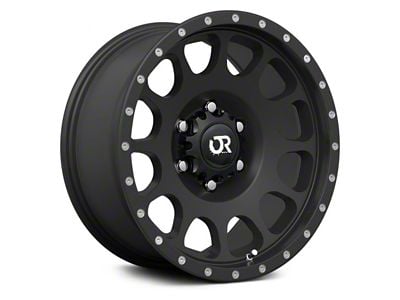 RTX Offroad Wheels Baja Satin Black with Milled Rivets 6-Lug Wheel; 18x9; 10mm Offset (04-15 Titan)